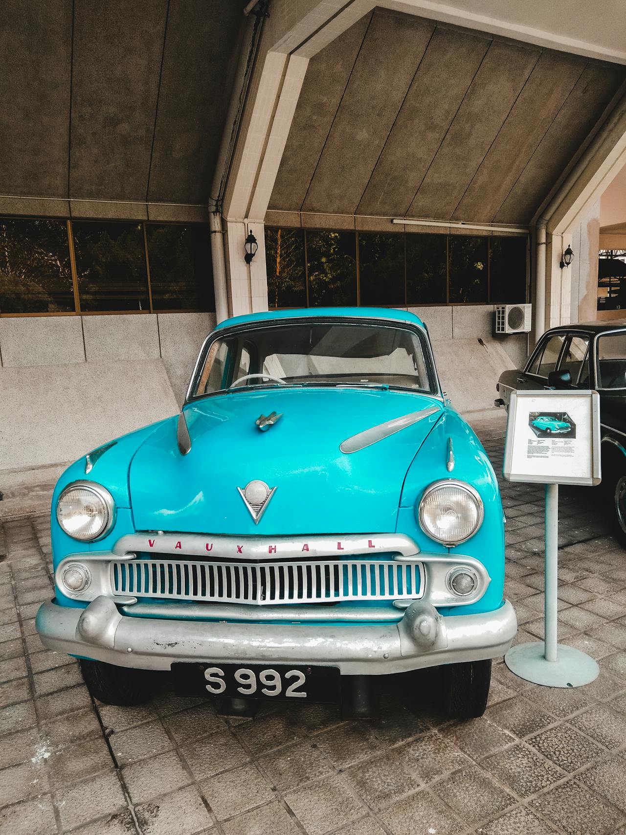 old vintage vauxhall car